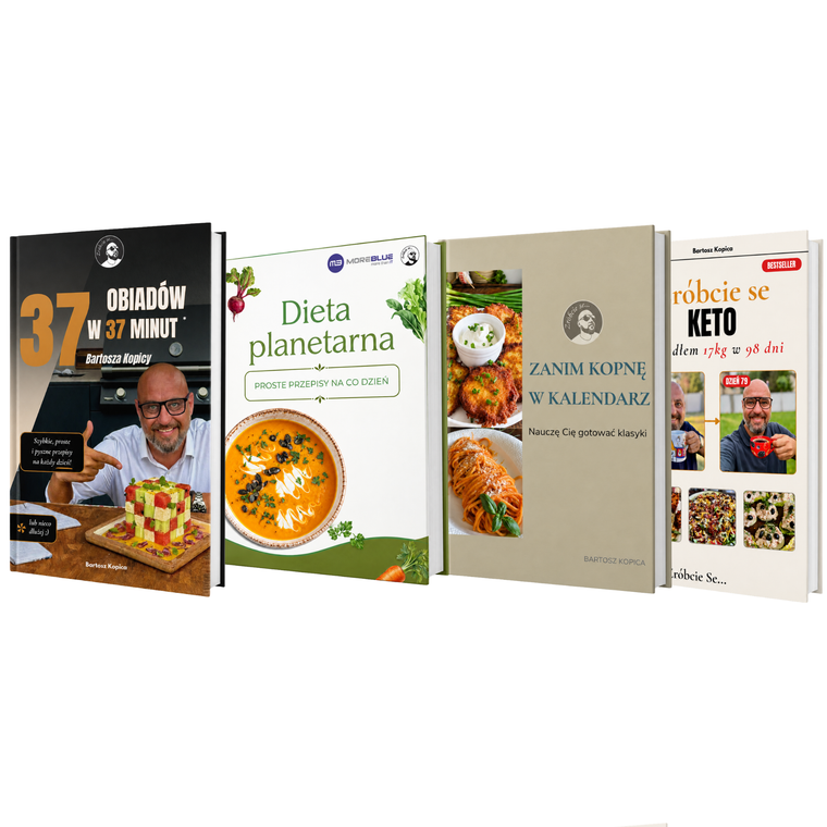 Zestaw 4 e-bookow: KETO + 37 obiadow + Dieta planetarna + GRATIS Zanim kopne w kalendarz